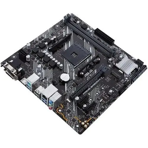 Материнская плата Asus Prime AM4 (B450) B450M-K II, B450, 2xDDR4, Int.Video (CPU), 4xSATA3, 1xM.2, 1xPCI-E 16x 3.0, 2xPCI-E 1x 2.0, ALC88 6xUSB3.2/6xUSB2.0, VGA/DVI-D/HDMI, MicroATX - фото 5