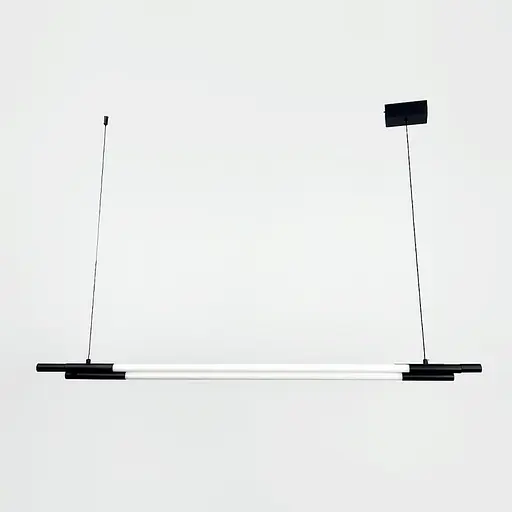 Черный трубчатый светильник LED в корпусе 130 см | Line F | Ст. MJ351-1300L BK - фото 1