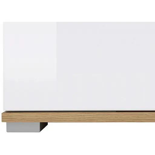 Тумба под телевизор ВМК (БРВ) Злата RTV2S Дуб тахо + Белый матовый (GRB-1959) - фото 2