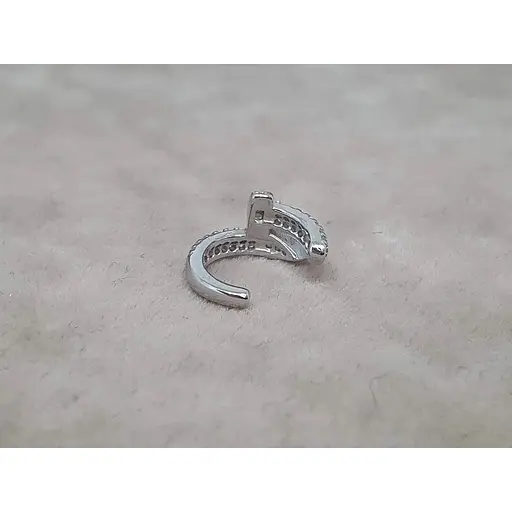 Срібна сережка-кафф на хелікс Umax. 70121U - фото 3