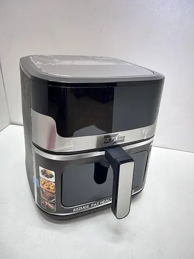 Аерофритюрниця безмасляна Zepline ZP-109A на 10.5л електрична з сенсорним керуванням 3500Вт Чорний - фото 2