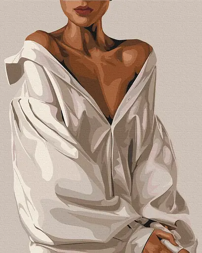 Картина по номерам на подрамнике Brushme Элегантный соблазн