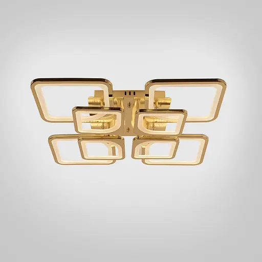 Люстра светодиодная V K39047-4+4 GD с пультом - фото 3