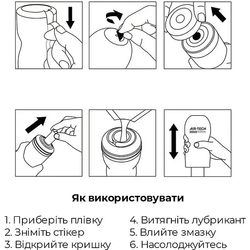 Мастурбатор Tenga Air-Tech Gentle - фото 5