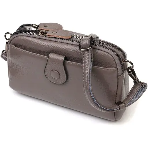 Клатч кожаный женский Vintage 19х12х7 см sum0022699 - фото 1