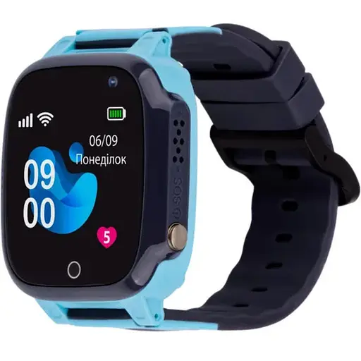 Smart Watch AmiGo GO008 MILKY GPS Wi-Fi Blue UA UCRF - фото 1