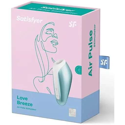 Вакуумный стимулятор Satisfyer Love Breeze Голубий - фото 3
