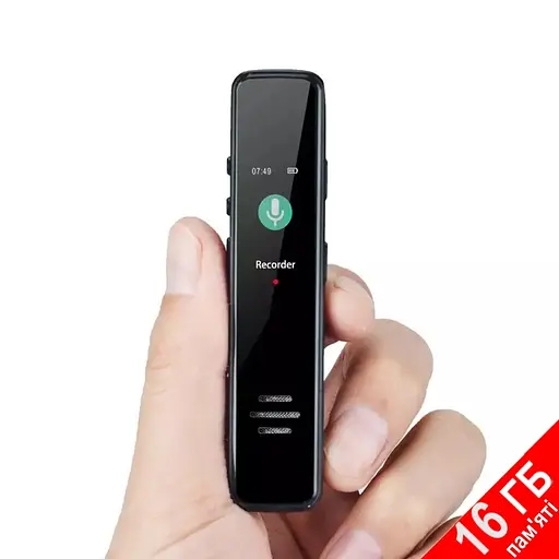 Диктофон цифровий з активацією голосом Savetek GS-R63, 16 Гб пам'яті (100566) - фото 2