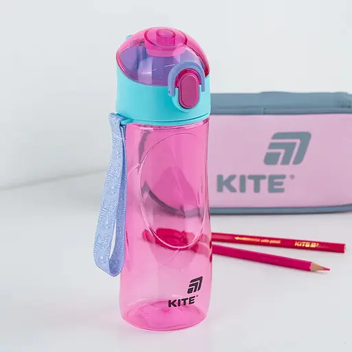 Пляшечка для води Kite 530 мл рожева (K25-400-1) - фото 3