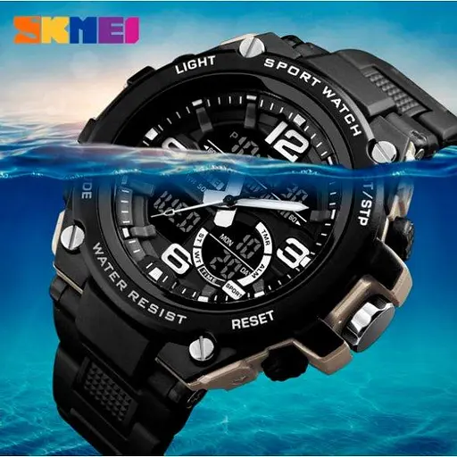 Мужские часы Skmei Reactor Черные - фото 2