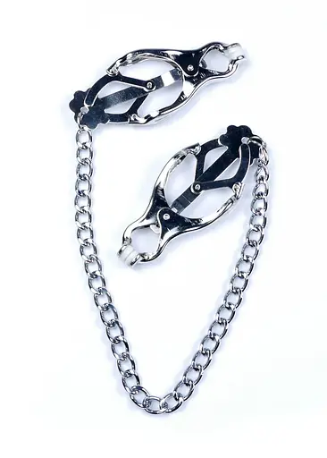 Зажимы для сосков Fetish B - Series Exclusive Nipple Clamps No.11, 45 см (серебристый) - фото 2