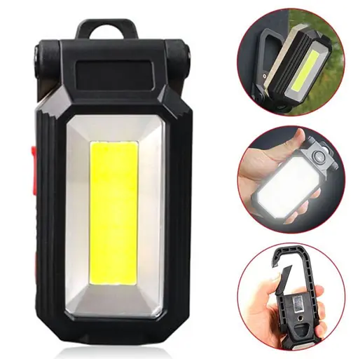 Компактный рабочий фонарь W560 аккумуляторный с USB зарядкой магнитным креплением и крюком - фото 4