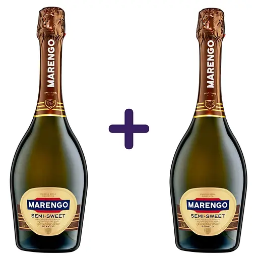 Вино ігристе Marengo Semi-Sweet біле напівсолодке 1.5 л (2 шт. х 0.75 л) - фото 1