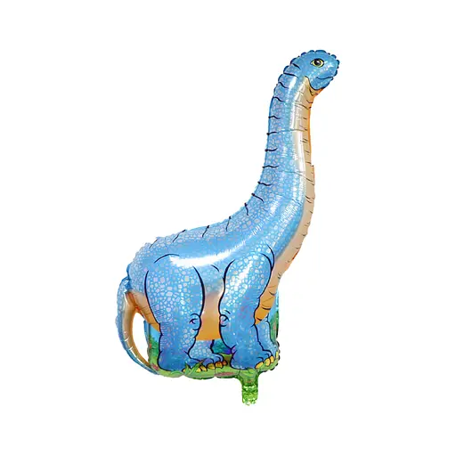Шар воздушный фольгированный (95 см) Дино синий