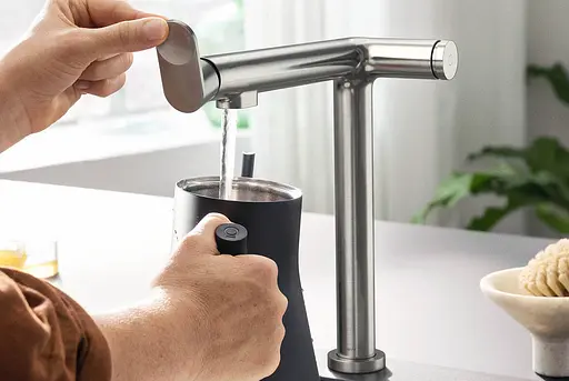 Смеситель для кухни Hansgrohe Aqittura M91 FilterSystem 240 1jet 76804800 Stainless Steel Finish Нержавеющая сталь - фото 3