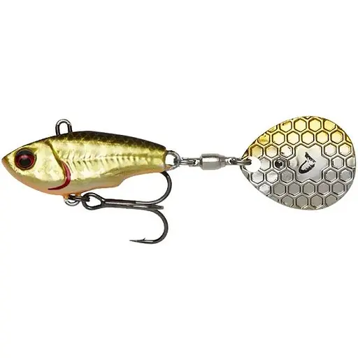 Тейл-спінер Savage Gear Fat Tail Spin 80mm 24.0g Жовтий (1013-1854.44.13)
