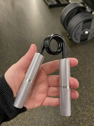 Еспандер-ножиці PowerPlay алюмінієвий 4322 (45 кг) Hand Grip Срібний (PP_4322_45kg) - фото 3