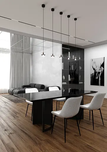 Подвес Skarlat RHL7731 5W BK+GD 3000K - фото 9