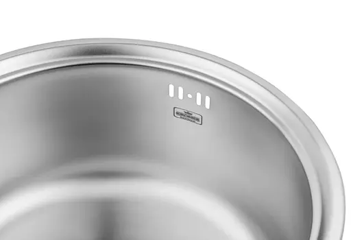 Кухонная мойка Kroner KRP Satin - 430 (0.8 мм) (CV031324) - фото 2