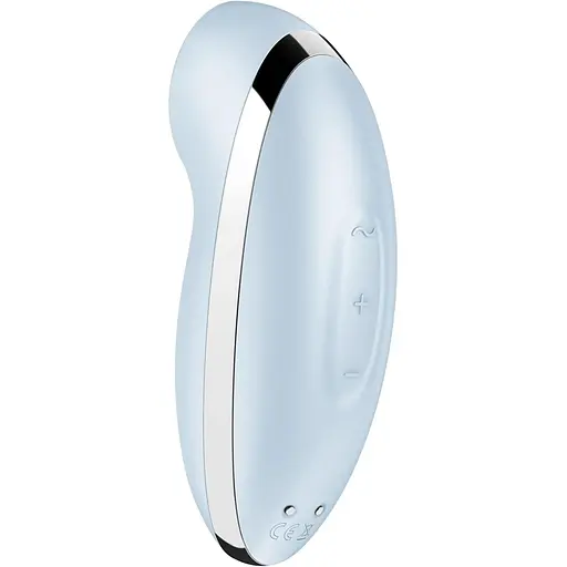 Вібростимулятор-пульсатор Satisfyer Tap & Climax 2 Blue - фото 5