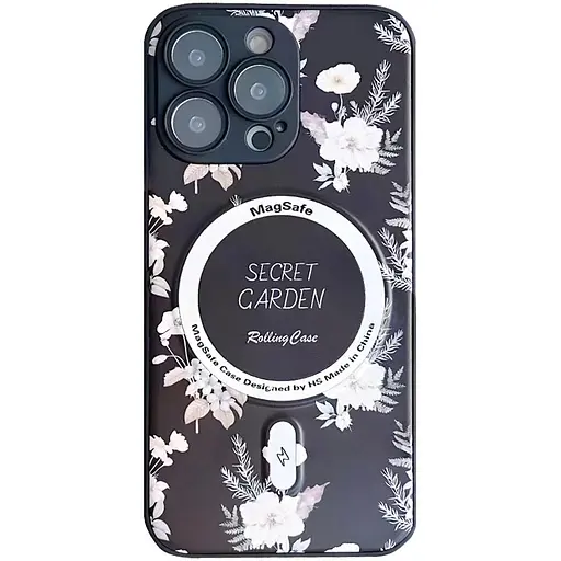 Чохол Epik TPU+PC Secret Garden with MagSafe для Apple iPhone 16 Pro Max 6.9 Black - фото 1