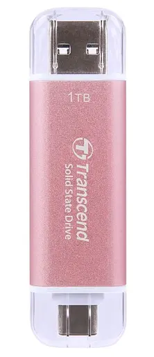Накопичувач SSD Transcend SSD накопитель 1TB ESD310P Type-C Portable SSD (TS1TESD310P) (FFMSTR02126) - фото 2