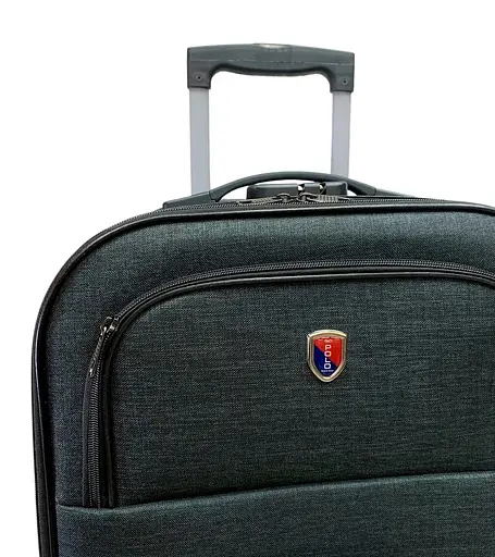 Чемодан Тканевый (Impertex) Средний(М) Водонепроницаемый На 4 Двойных Колесах 70л Расширением TK008-М - фото 2