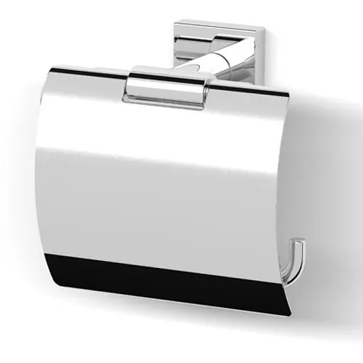 Тримач туалетного паперу Imprese Bilovec з кришкою хром 142255 Хром - фото 1