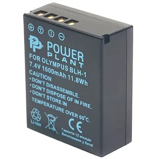 Акумулятор PowerPlant Olympus BLH-1 1600mAh