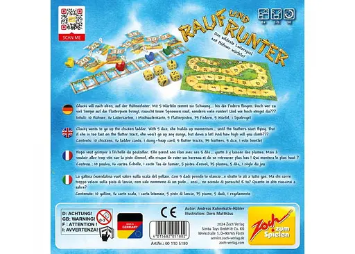 Настольная игра Zoch Вверх и вниз (Rauf und runter) (англ.) (601105180) - фото 2