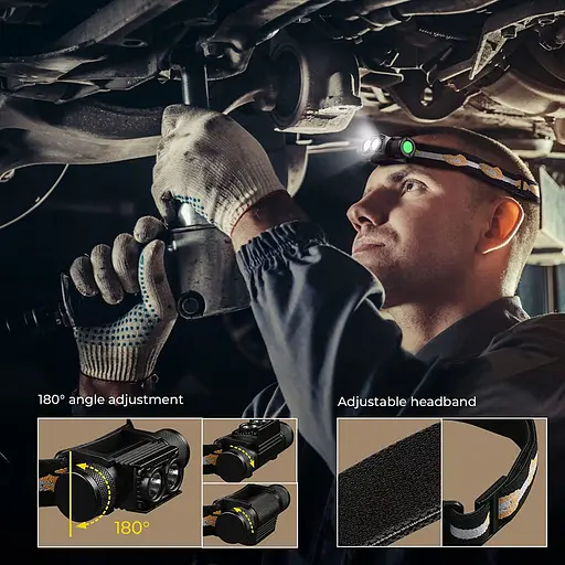 Тактический налобный фонарь Sofirn H25LR с красным светом 660лм - фото 8