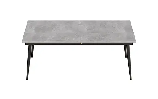 Стіл журнальний трансформер Dandi Small Ferrum-decor 45x120(160)x70 Чорний метал ДСП Бетон 16 мм (FRD-106793) - фото 9