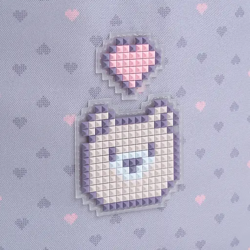 Рюкзак Kite Education 763S Pixel Love Серый (K26-763S-1) - фото 14