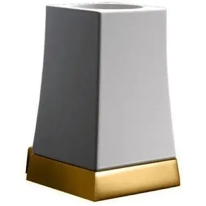 Склянка для зубних щіток Sonia S7 138395 золотий - фото 1