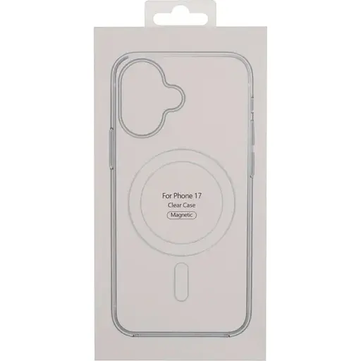 Чехол Clear Case with MagSafe для Apple iPhone 17 Transparent AA [143798] - фото 5