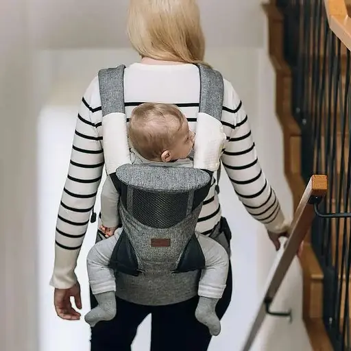 Сумка-кенгуру FreeON Easy Move 3 в 1 сіра - фото 3