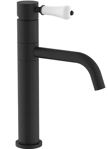 Смеситель для умывальника Rea Serra black низкий REA-B1141 Черный матовый - фото 1