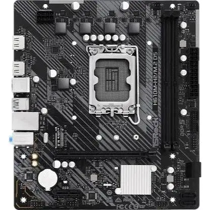 Материнська плата ASRock LGA1700, H610M-H2/M.2 D5, H610, 2xDDR5, Int.Video(CPU), 4xSATA3, 1xM.2, 1xPCI-E 4.0 x16, 1xPCI-E 3.0 x1, ALC897, RTL8111H, 4xUSB3.2/6xUSB2.0, 2xHDMI, MicroATX