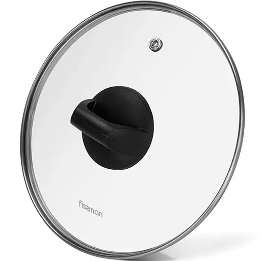 Крышка Fissman со стальным ободком черный 26 см (19893) - фото 3