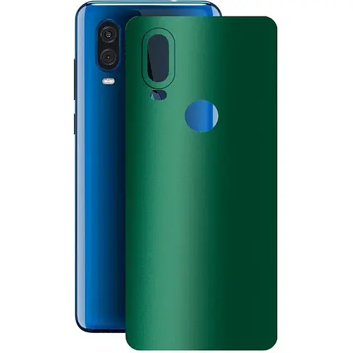 Захисна плівка StatusSKIN для Motorola One Vision Корпус Вініл Зелена - фото 1