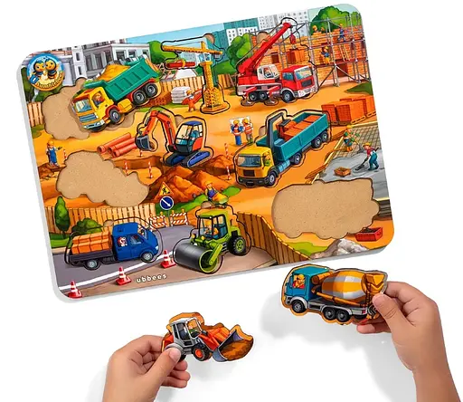 Дерев'яний сортер-вкладиш Будівельний майданчик Ubee ПСД123