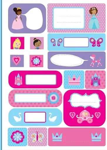 1000 Princess Stickers - фото 9