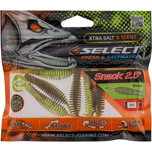 Силікон Select Snack 2.5" #242 (6 шт/уп) - фото 2