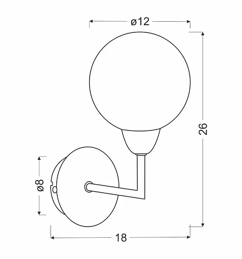 Бра Candellux 21-05434 Logos - фото 3