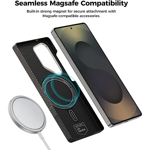 Чехол Benks Prestige ArmorAir Kevlar Case Magnetic для Samsung Galaxy S25 Ultra Black (6948005910884) [141719] - фото 22