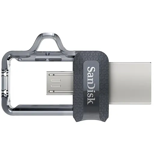 Флеш-накопитель Sandisk USB 3.0 Ultra Dual Drive OTG M3.0 32Gb (150 Mb/s) (SDDD3-032G-G46) - фото 2