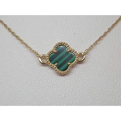 Золоте кольє Платон Конюшина з малахітом. 2Н122/71Б 40 - фото 3