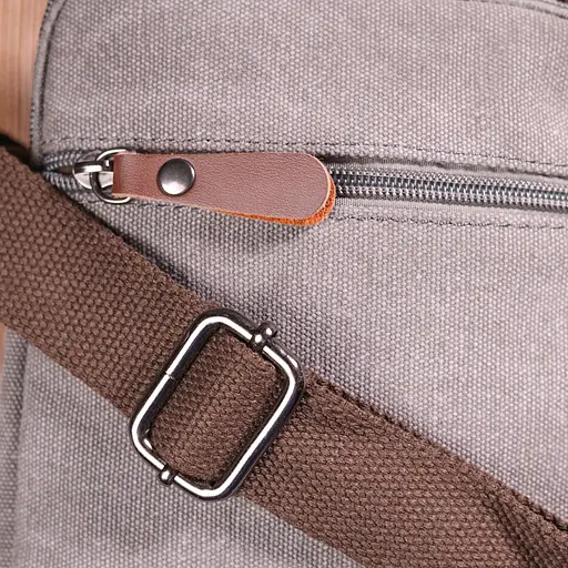 Компактна чоловіча сумка із щільного текстилю 15х20х8 см Vintage 15х20х8 см sum0021435 - фото 10