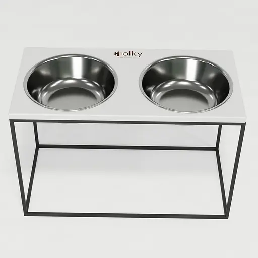 Hollky Base XXL40 — миски на підставці для дуже великих собак (2 × 2,8 л) - фото 2