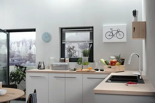 Смеситель для кухни Hansgrohe Focus M42-H220 2jet с выдвижным изливом хром 71800000 Хром - фото 3